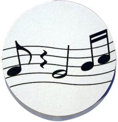 Picture of WAVY MUSIC WHITE COASTER